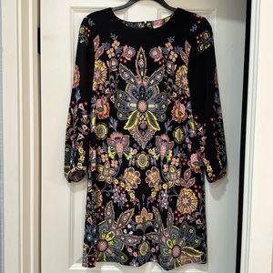 Ann Taylor Loft Long Sleeved Shift Dress, Size S